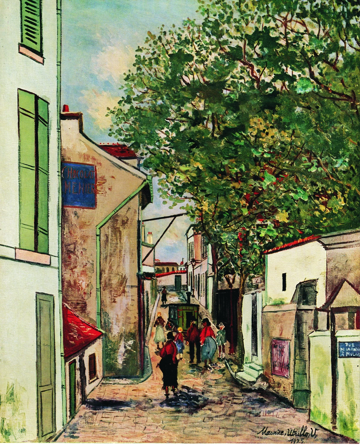 Rue de la Fontaine - 1925, ex collezione Feroldi